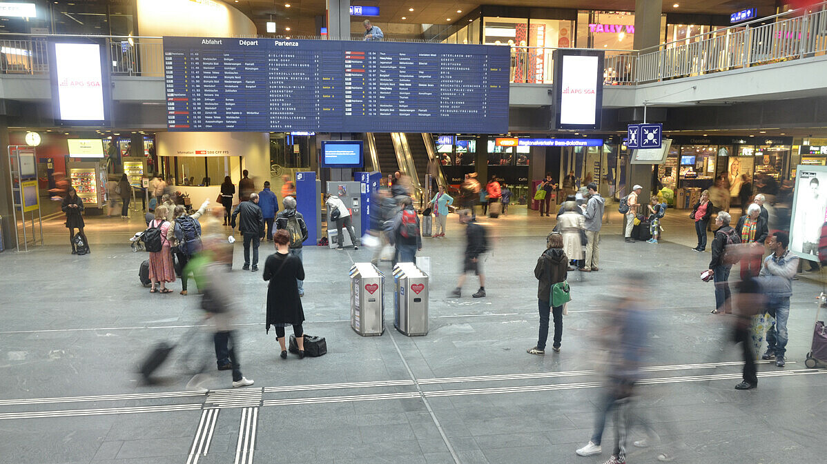 Railway station in Bern